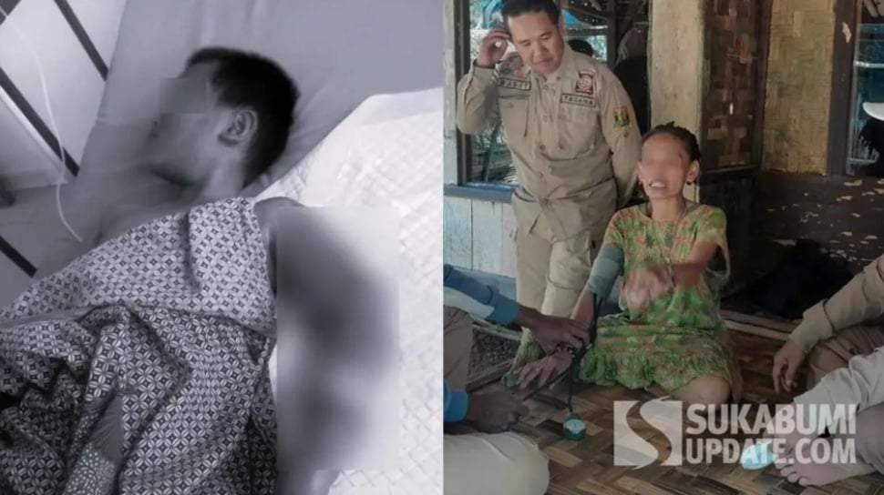 Suasana area perkampungan di Kabupaten Sukabumi tempat lokasi kejadian tragis bocah tersiram air panas.