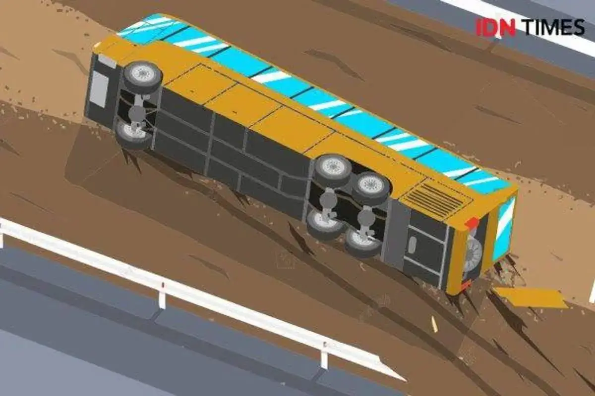 Truk Molen Hantam Pohon di Jalan Soekarno-Hatta Bandung, Arus Lalu Lintas Lumpuh